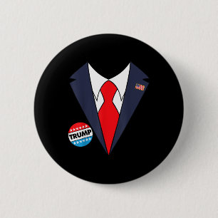 Donald Trump Halloween Kostüm Funny Kids Button