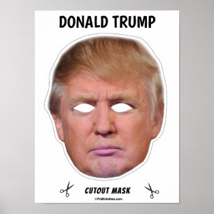 Donald Trump Halloween-Maske Poster