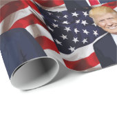 DONALD TRUMP HANDSOMOMOME JEDEN ANLASS Wrapping Pa Geschenkpapier (Rolleneckpunkt)