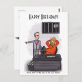 Donald Trump Happy Birthday Postcard Postkarte (Vorne/Hinten)
