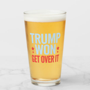 Donald Trump hat gewonnen, akzeptiere es 2024 Trum Glas