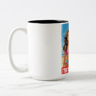 DONALD TRUMP - ICH BIN EIN TRUMP-MÄDCHEN ZWEIFARBIGE TASSE