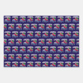 Donald Trump | Ich bin für Weihnachten Zuhause Geschenkpapier Set (Vorderseite 3)