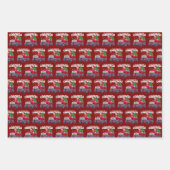 Donald Trump | Ich bin für Weihnachten Zuhause Geschenkpapier Set (Vorderseite 2)