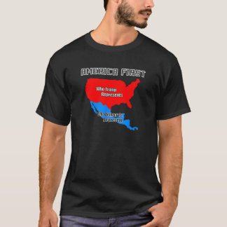 Donald Trump: Illegaler Bau der Mauer Amerika zuer T-Shirt