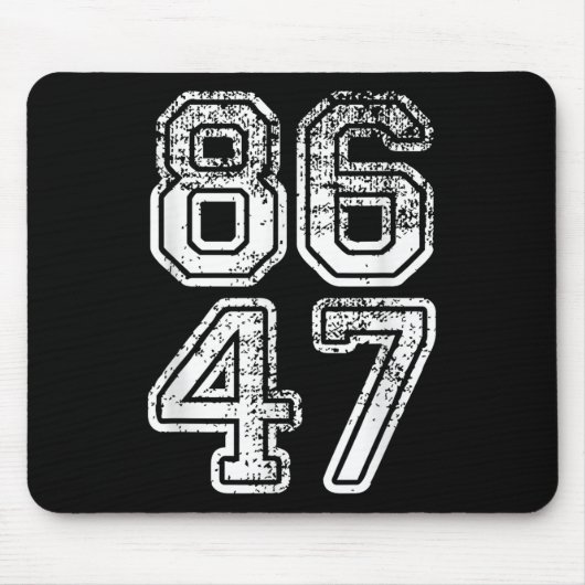 Donald Trump Impeach 47 8647 Anti-Trump Mousepad (Vorne)