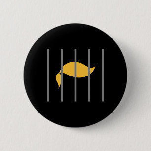 Donald Trump impeach Anti-Trump Behind Bars Button