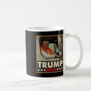 Donald Trump in Garbage Truck Team Müll für Tru Kaffeetasse