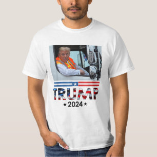 Donald Trump in Garbage Truck Team T-Shirt