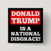 Donald Trump ist ein nationaler Button (Vorderseite)