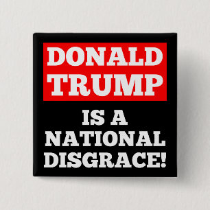 Donald Trump ist ein nationaler Button