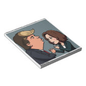 Donald Trump ist Kamala Harris die entscheidende W Notizblock (angewinkelt)