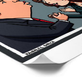 Donald Trump ist Kamala Harris die entscheidende W Poster (Ecke)