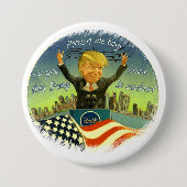 Donald Trump ist Kuckuck Button (Vorderseite)