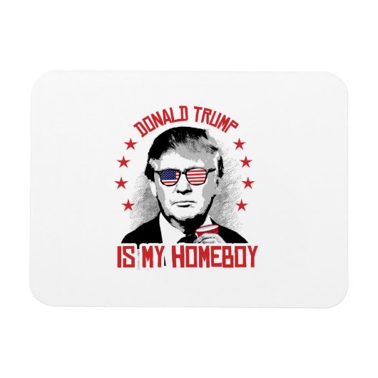 Donald Trump ist mein Homeboy Magnet (Horizontal)