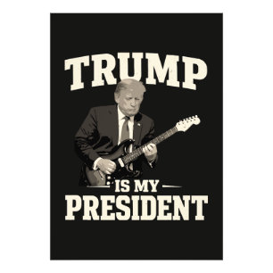 Donald Trump ist mein Präsident Fotodruck