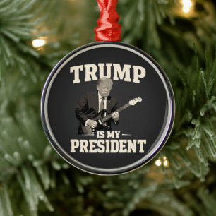 Donald Trump ist mein Präsident Ornament Aus Metall