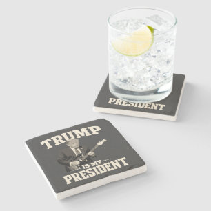 Donald Trump ist mein Präsident Steinuntersetzer