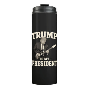 Donald Trump ist mein Präsident Thermosbecher