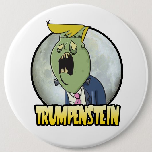 Donald Trump ist Trumpenstein für Präsidenten Button (Vorderseite)