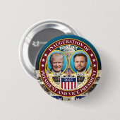 Donald Trump J.D. Vance Einweihung am 20. Januar 2 Button (Vorne & Hinten)