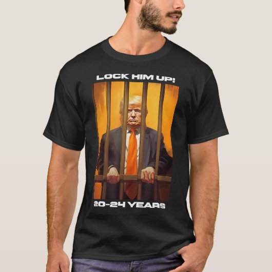 Donald Trump Jahre im Gefängnis T-Shirt (Vorderseite)