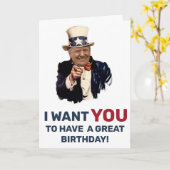 DONALD TRUMP JAHRESKARTE KARTE (Gelbe Blume)