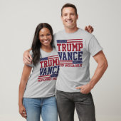 Donald Trump JD Vance 2024 Behielt Amerika groß T-Shirt (Unisex)