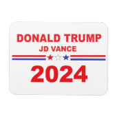 Donald Trump JD Vance 2024 Magnet (Horizontal)
