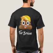 Donald Trump kacken LippenEmoji T - Shirt (Rückseite)