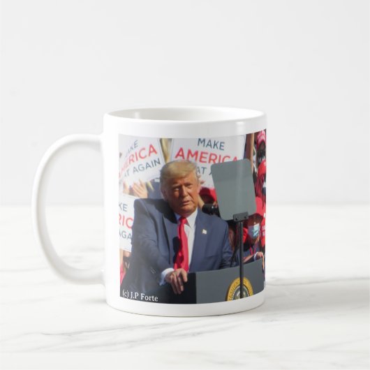 Donald Trump Kaffeetasse (Links)