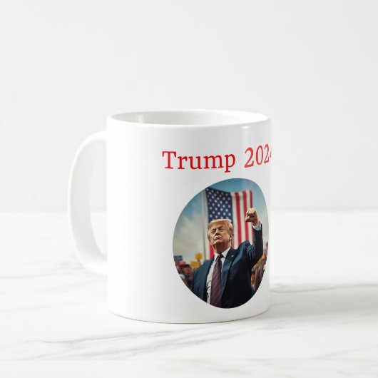 Donald Trump Kaffeetasse (Vorderseite Links)
