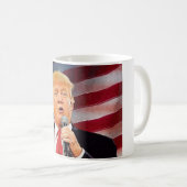 Donald Trump Kaffeetasse (VorderseiteRechts)