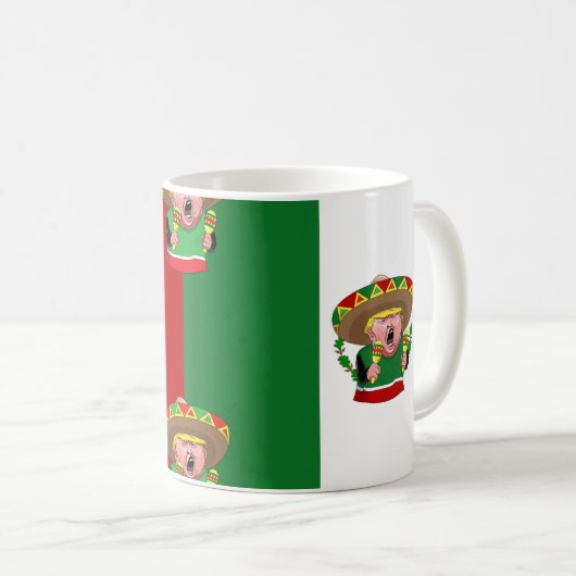 Donald Trump Kaffeetasse (VorderseiteRechts)