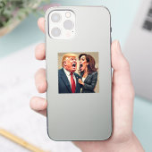 Donald Trump Kamala harris Aufkleber (Telefon)