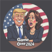 Donald Trump Kamala harris Aufkleber (Vorderseite)