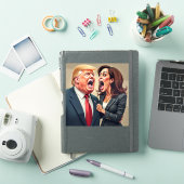 Donald Trump Kamala harris Aufkleber (iPad Hülle)
