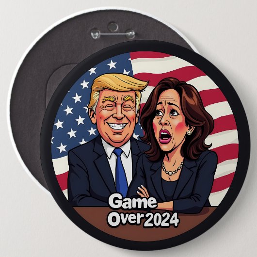 Donald Trump Kamala harris Button (Vorne & Hinten)