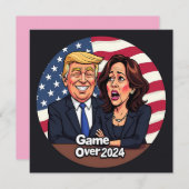 Donald Trump Kamala harris Einladung (Vorne/Hinten)