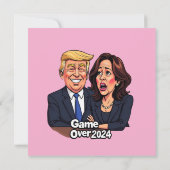 Donald Trump Kamala harris Einladung (Rückseite)
