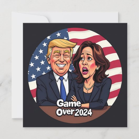 Donald Trump Kamala harris Einladung (Vorderseite)