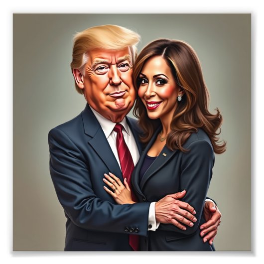 Donald Trump Kamala harris Fotodruck (Vorne)