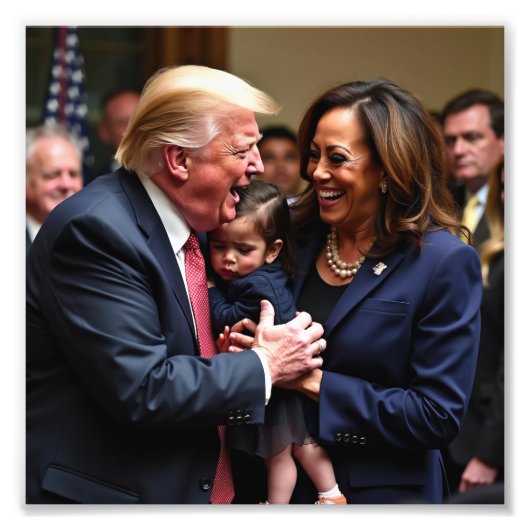 Donald Trump Kamala harris Fotodruck (Vorne)