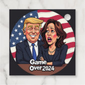 Donald Trump Kamala harris Geschenkanhänger (Rückseite)