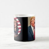 Donald Trump Kamala harris Kaffeetasse (Mittel)