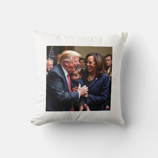 Donald Trump Kamala harris Kissen (Vorderseite)