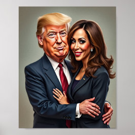 Donald Trump Kamala harris Poster