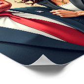 Donald Trump Kamala harris Poster (Ecke)