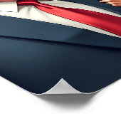 Donald Trump Kamala harris Poster (Ecke)