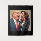 Donald Trump Kamala harris Wandteppich (Vorderseite)
